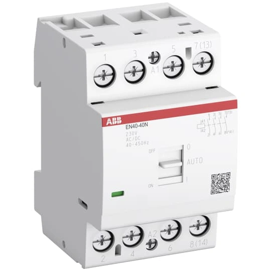 Stycznik EN40-40N-06, 40A (AC-1/AC-7a), 22A (AC-3), 230V AC/DC, 4NO