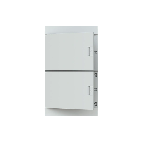 41A18X41A obudowa biała p/t, 72M, IP41, 125A, II klasa, 735x430x127mm (WxSxG) | szyny DIN | drzwi pełne | N+PE śrubowe