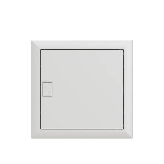 UK612E2 obudowa biała p/t, 12M, IP30, 63A, II klasa, 372x384x97mm (WxSxG) | szyny DIN | drzwi pełne | N+PE śrubowe