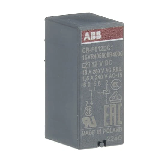 CR-P012DC1 przekaźnik A1-A2=12V DC, 1 styk c/o 250V/16A