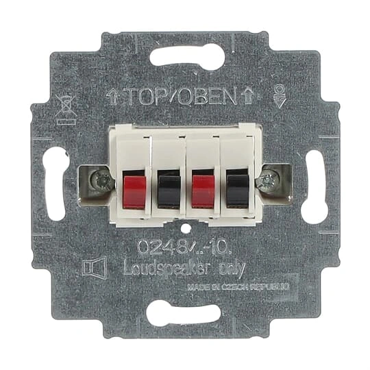 0248/02-101 gniazdo GŁOŚNIKOWE STEREO kremowy