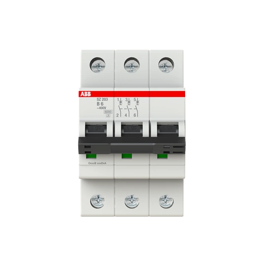 SZ203-B 6 wyłącznik nadmiarowo-prądowy