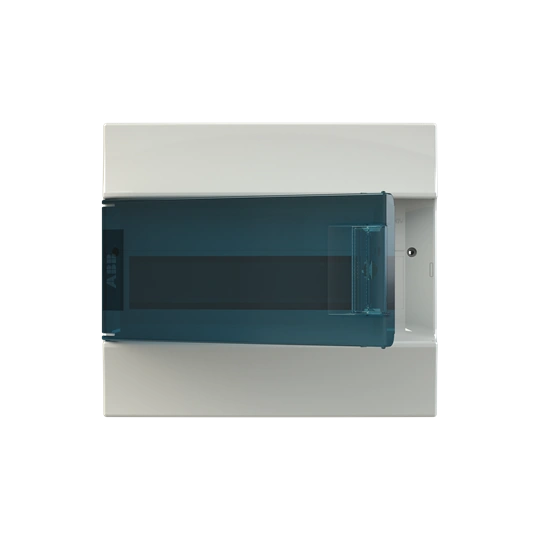41P12X12A obudowa biała n/t, 12M, IP41, 63A, II klasa, 262x297x119mm (WxSxG) | szyny DIN | drzwi transparentne | N+PE śrubowe