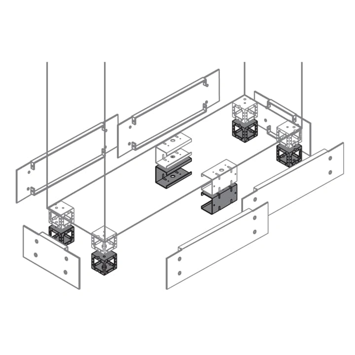 ZN1010 Cokół - elementy narożne 100mm(kpl=4szt)