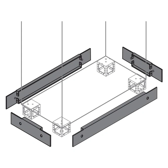 ZN1000 Cokół IS/AM (zaślepki) 100x1000mm (kpl=2szt)
