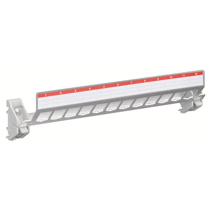 ZE336 patch panel rozmiar 12, do obudów multimedialnych