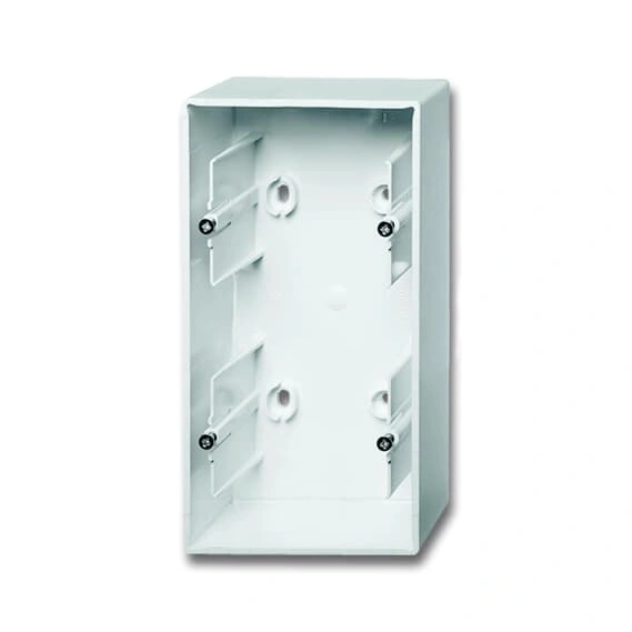 1702-94-507 ADAPTER natynkowy 2-KROTNY OBUDOWA DO MECHANIZMÓW I POKRYW Z RAMKAMI. | Basic55 biały alpejski