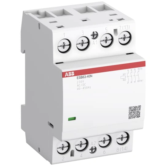 Stycznik ESB63-20N-06, 63A (AC-1/AC-7a), 30A (AC-3), 230V AC/DC, 2NO