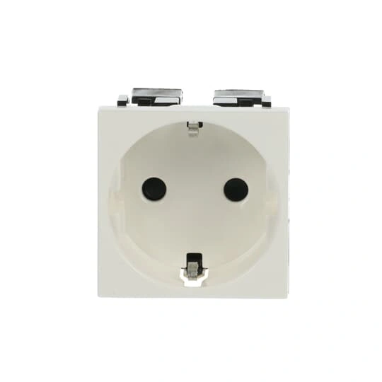 N2288.6BL | gniazdo SCHUKO b.śrub. 2M | Zenit White