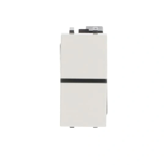 N2104.7BL | łącznik zwierny bez symbolu b.śrub. 1M | Zenit White