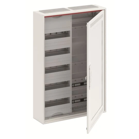 CA25VMW obudowa biała n/t, 60M, IP30, 125A, II klasa, 800x550x160mm (WxSxG) | szyny DIN + media | drzwi WiFi | N+PE bezśrubowe