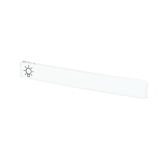 ZONI przeźroczyste pole opisowe z symbolem lampy 3559T-A00272
