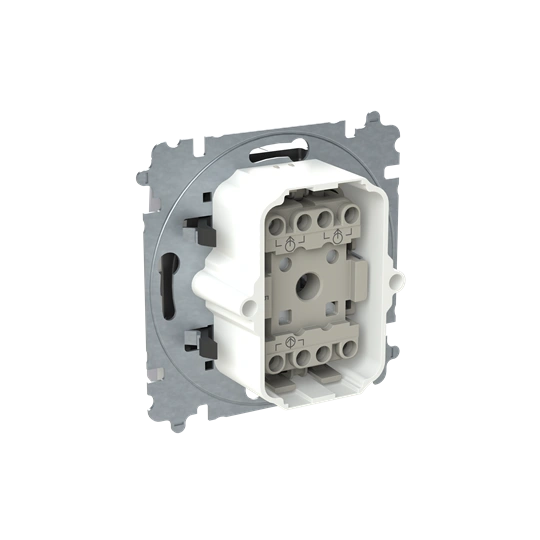 ZONI szary łącznik świecznikowy z klawiszem, IP44 3559T-A05940 241