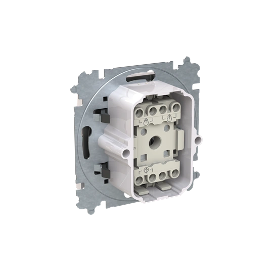 ZONI biały łącznik świecznikowy z klawiszem, IP44 3559T-A05940 500