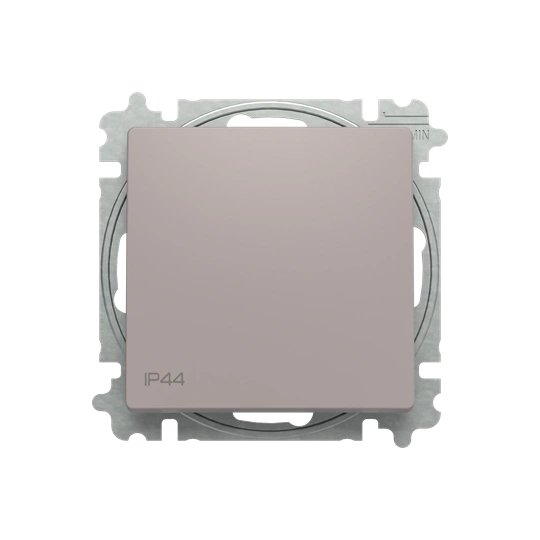 ZONI szary beżowy łącznik krzyżowy z klawiszem, IP44 3559T-A07940 244