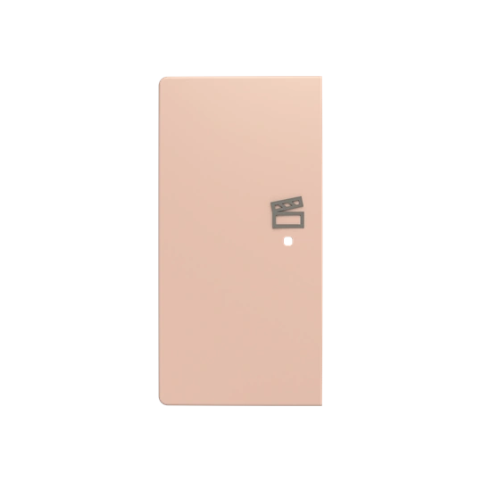 ZONI pudrowy beżowy klawisz podwójny lewy światło 1/2 do ABB-free@home 6220T-A21003 242
