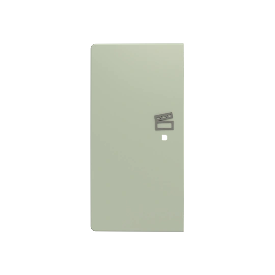 ZONI oliwkowy klawisz podwójny lewy światło 1/2 do ABB-free@home 6220T-A21003 243