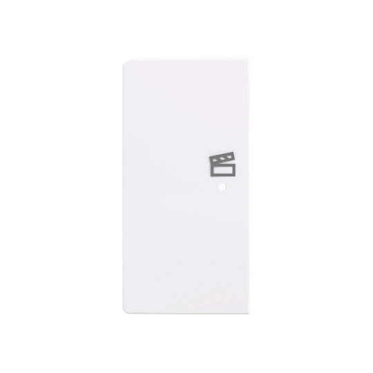 ZONI biały klawisz podwójny lewy światło 1/2 do ABB-free@home 6620T-A02103 500