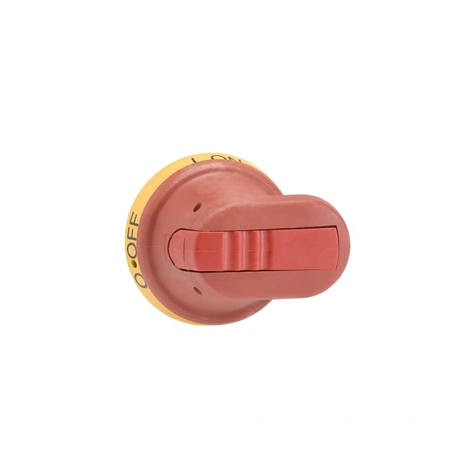 OHY45J6E311 Rączka czerwona IP65, dł. 45mm do OT16…125F_C, na wałek 6mm, oz: I-0-II, blokada kłódkowa we wszystkich położeniach