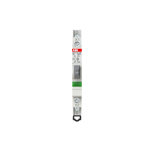 E217-16-10D przycisk podświetlany zielony 16A 1NO 250VAC LED 115 ... 230VAC