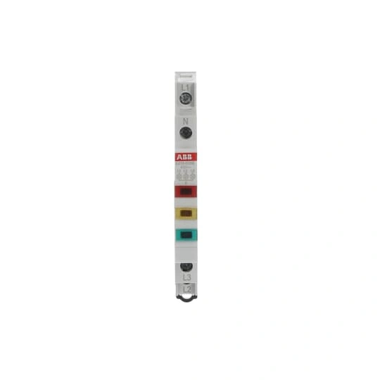 E219-3CDE Lampka LED potrójna czerw-żół-ziel, 415/230 VAC wskaźnik napięcia