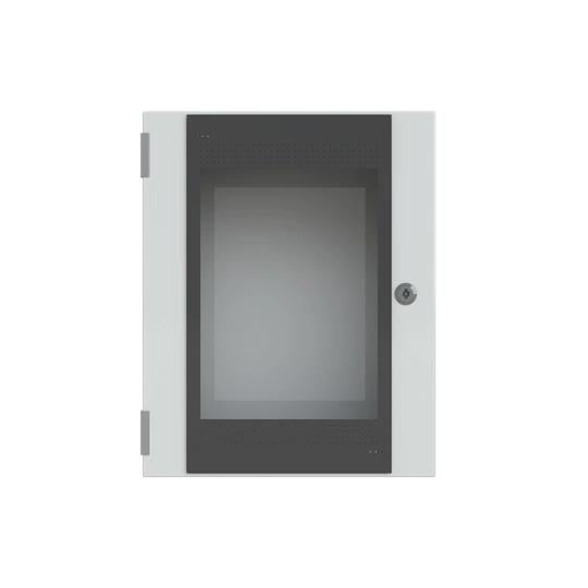 SR2-SRN5420VK obudowa szara n/t, 28M, IP65, I klasa, 500x400x200mm (WxSxG) | pusta | drzwi transparentne | brak N+PE