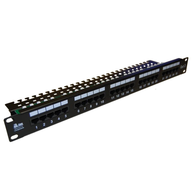 Patch panel ISDN 25 portów LSA kat.3 - PK012