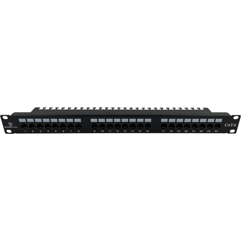 Patch panel UTP 24 porty LSA kat.6 z półką ALANTEC
