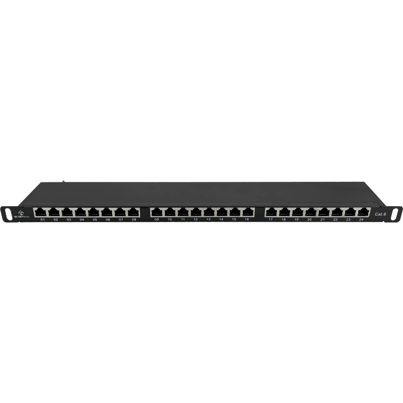 Patch panel STP kat.6 ALANTEC Optimum- 0.5U - 24 porty LSA