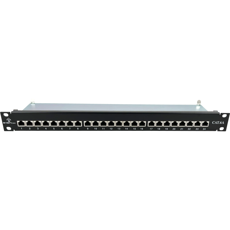 Patch panel STP ekranowany 24 porty LSA kat.6A ALANTEC