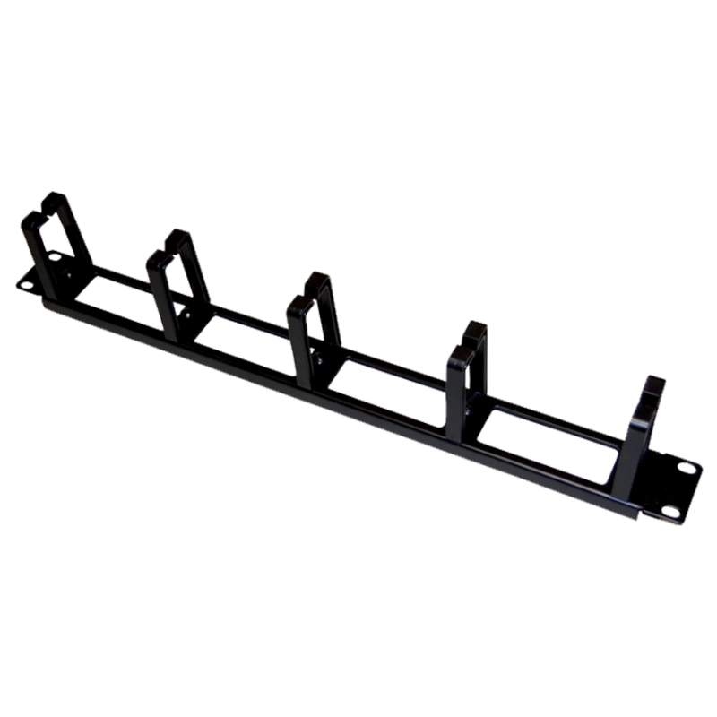 Organizator kabli 1U 19" z przepustami ALANTEC