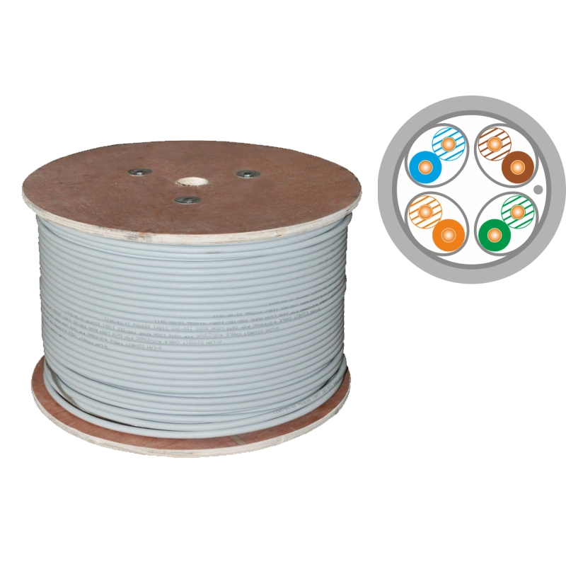 F/FTP kat.6A LSOH 4x2x23AWG Dca 500m (10Gb/s)