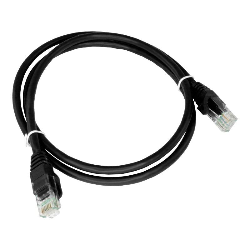 Patch-cord UTP kat.6 PVC 2,0m czarny ALANTEC