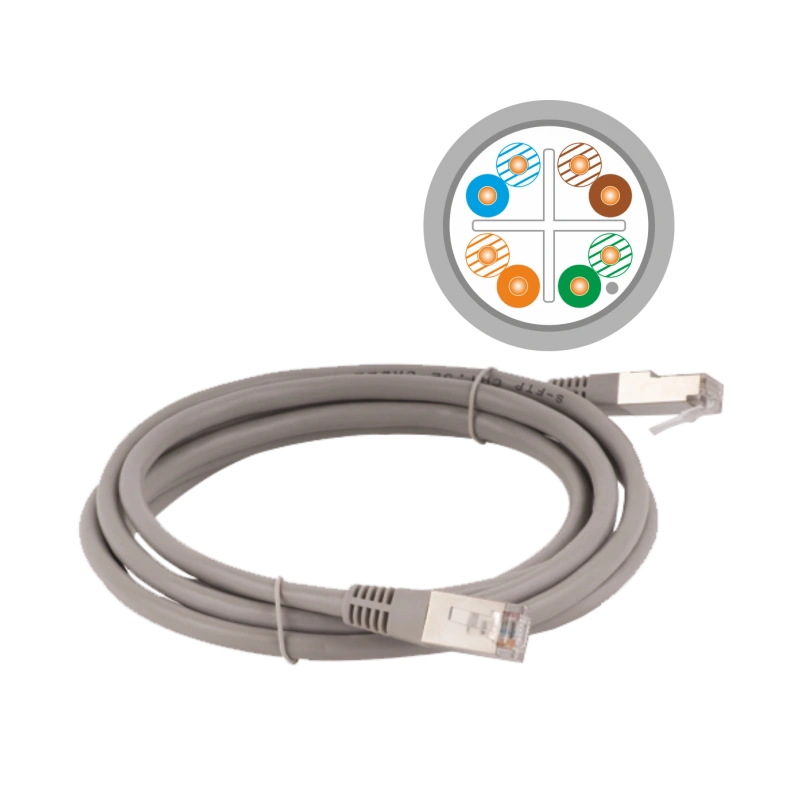 Patch-cord FTP kat.6 PVC 10,0m ALANTEC