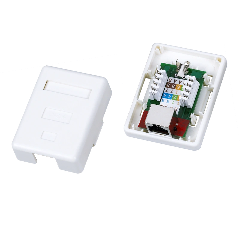 gniazdo natynkowe STP kat.5e 1xRJ45 ALANTEC
