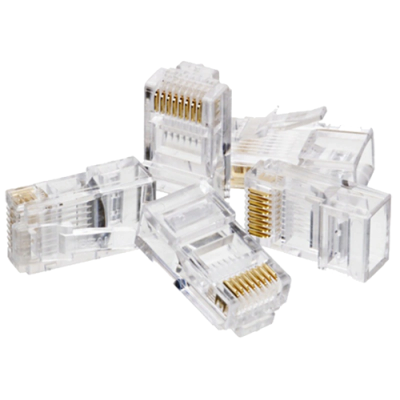 Wtyk RJ45 UTP kat.5e STANDARD (drut+linka) (op.100 szt) ALANTEC
