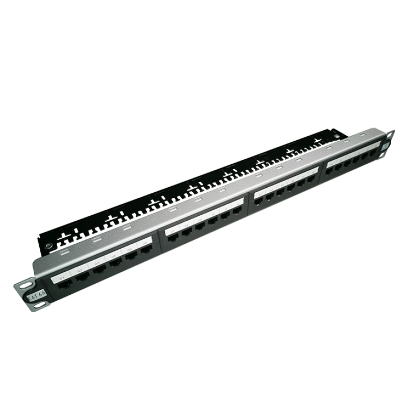 Patch panel UTP kat.6A 24 porty LSA 1U ALANTEC