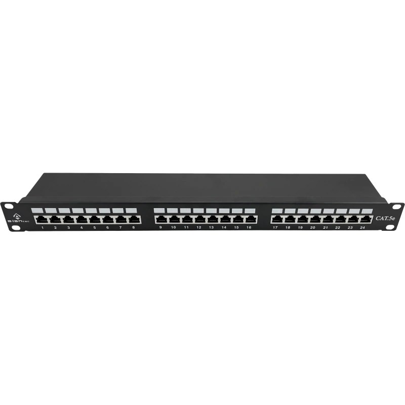 Patch panel STP kat.5e 24 porty LSA 1U ALANTEC