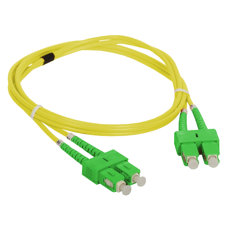 Patch cord SM SC/APC-SC/APC duplex 9/125 2,0m ALANTEC