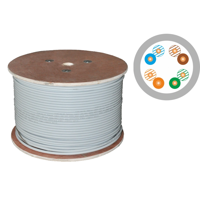 Kabel sieciowy UTP kat.5e PVC Eca Q-LANTEC - 500m - 10 lat gwarancji