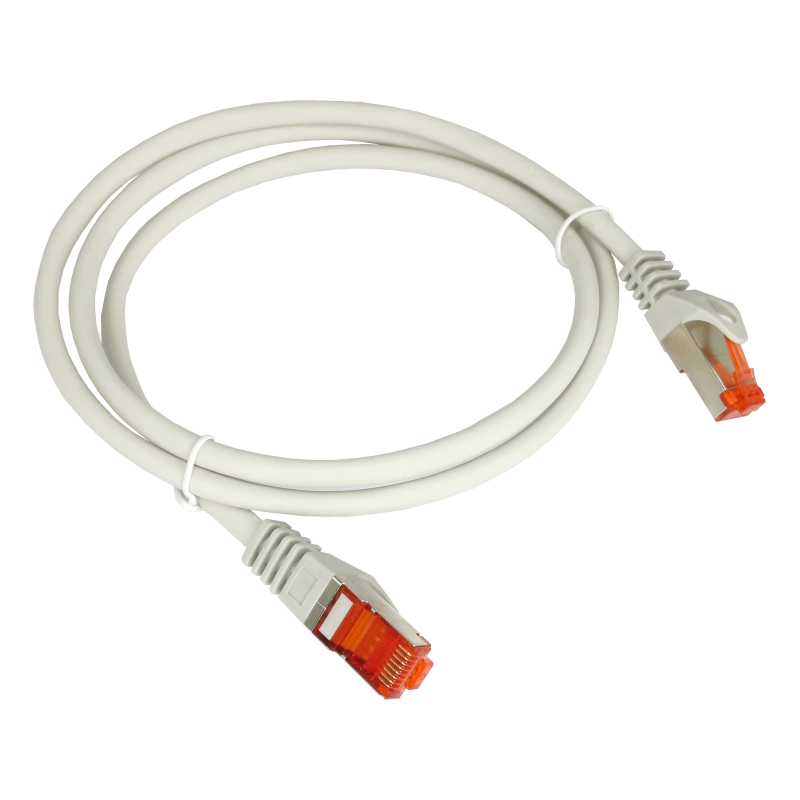 Patch-cord FTP kat.6 PVC 0,25m szary ALANTEC