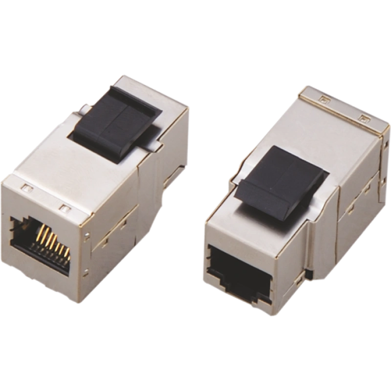 łącznik RJ45-RJ45 do panela STP kat.6A ALANTEC