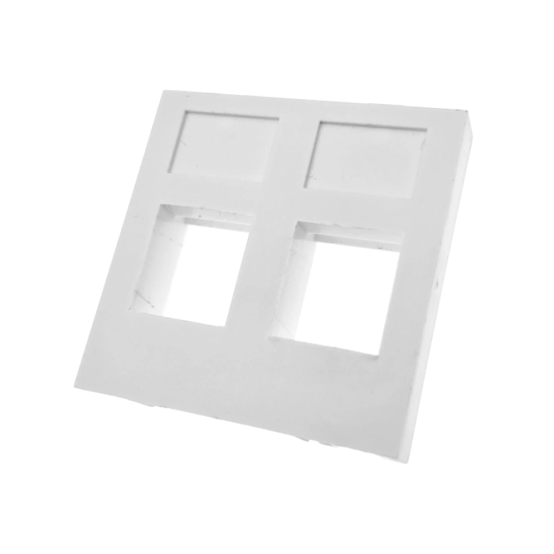 Adapter 45x45 2xRJ45 (płaski) ALANTEC