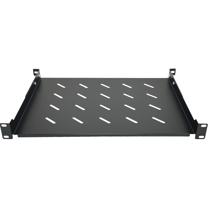 Półka stała 19" 1U głęb. 350mm, czarna, 4 punkty mocowania ALANTEC