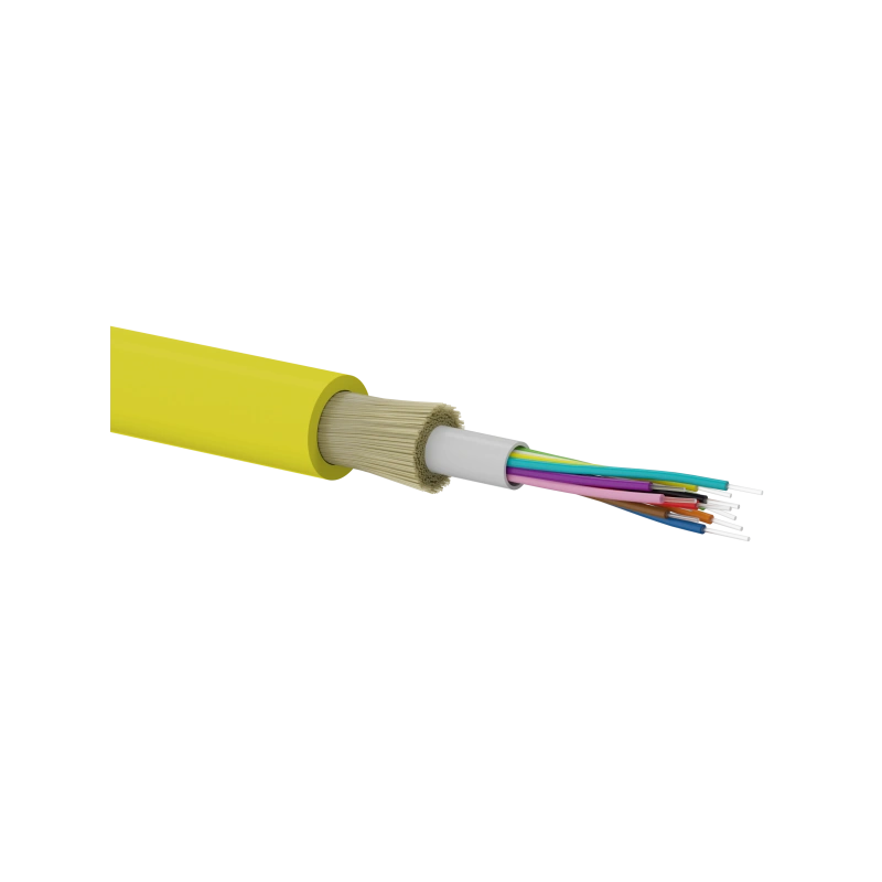 Kabel światłowodowy B2Ca OS2 uniwersalny trudnopalny FireHardy ZW-NOTKtsdD / U-DQ(ZN)BH - SM 24J 9/125 LSOH ALANTEC