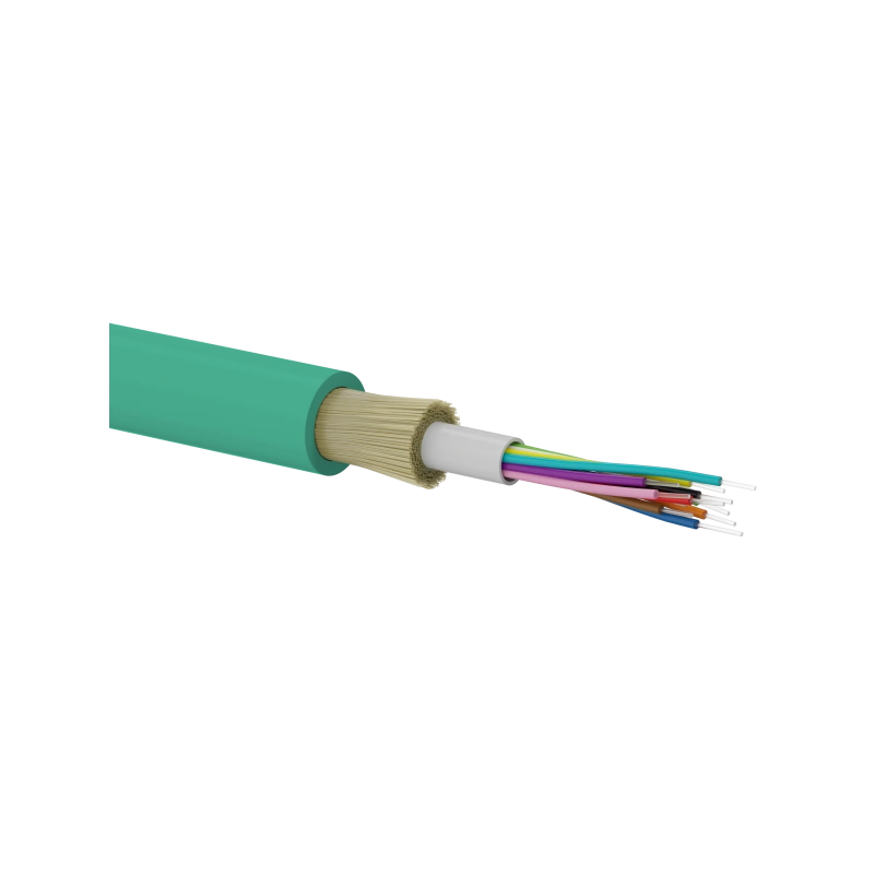 Kabel światłowodowy OM3 B2ca U-DQ(ZN)BH uniwersalny trudnopalny "FireHardy" MM 8G 50/125 LSOH ALANTEC