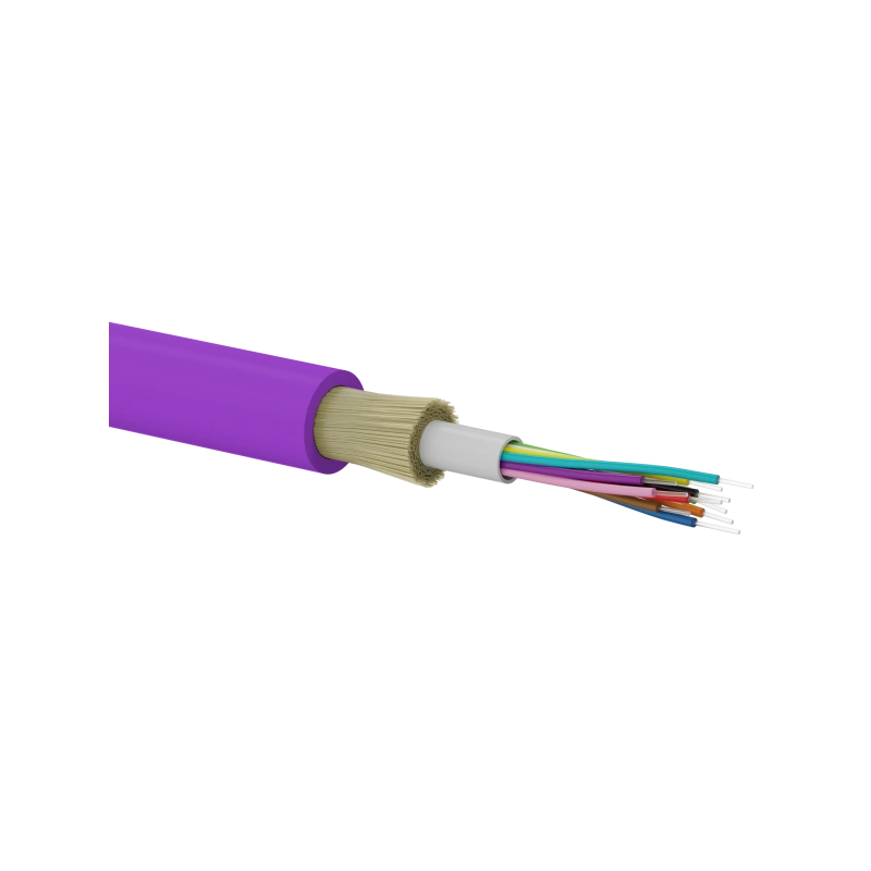 Kabel światłowodowy OM4 B2ca U-DQ(ZN)BH uniwersalny trudnopalny "FireHardy" MM 8G 50/125 LSOH ALANTEC
