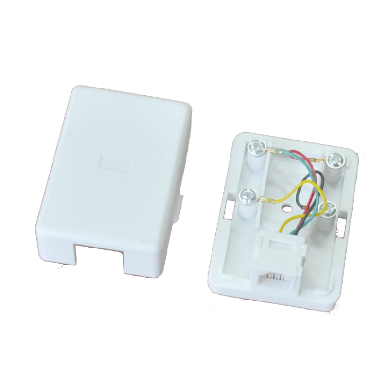 gniazdo natynkowe telefoniczne, UTP 1xRJ11 (6p4c) ALANTEC