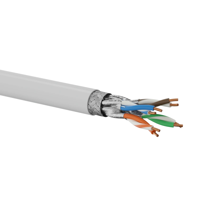 Kabel SFTP kat.7A euroclass B2ca LSOH 1500 MHz (10Gb/s) 500m 25 lat gwarancji, badanie jakości laboratorium INTERTEK (USA) ALANTEC