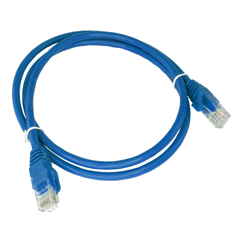 Patch-cord UTP kat.6A LSOH 3,0m niebieski ALANTEC